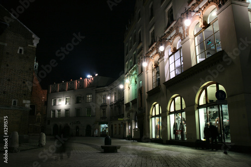 krakow - street life at night krakow - street life at night