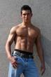 muscular male model