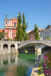 Old city centre of Ljubljana