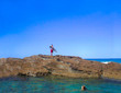 surfer at snapper rocks