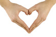 Photo: hands shaping heart hands shaping heart