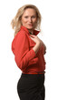 Middle-aged woman in business suit
