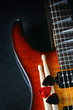 electric guitar and drumstick