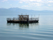 raft on prespa lake,macedonia raft on prespa lake,macedonia