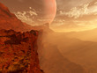 red planet landscape