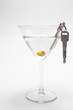 car keys in martini