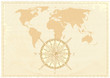 vintage word map