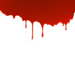 red paint pouring