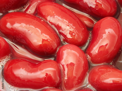 haricots rouges cuits