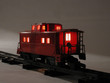 lighted model caboose