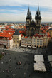 church of our lady before tyn and old town square in prague