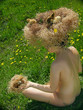 woman spring relaxing woman spring relaxing