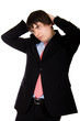 emotional businessman