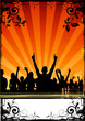 funky party crowd
