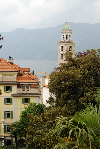 overlooking lugano