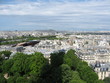 vue de paris côté nord de la tour eiffel