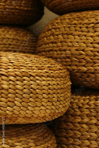 Photo: wooden entwined seats wooden entwined seats