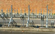 bicycle rack.