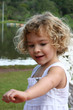 girl and insect