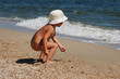 baby on beache