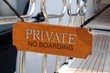 no boarding