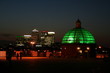 canary wharf by night