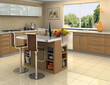 wood and stainless steel kitchen