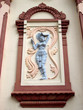 hindu wall carving