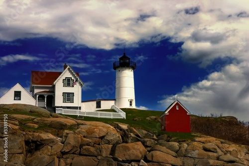 Photo: nubble lighthouse, cape neddick, maine nubble lighthouse, cape neddick, maine