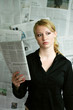 newspaper - businesswoman