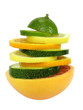 mixed fruit slices mixed fruit slices