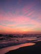 pink rippled sky