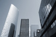 futuristic business buildings