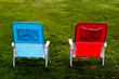 Photo: two chairs on grass two chairs on grass