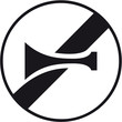 fin d'interdiction de signaux sonores