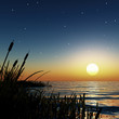 starry sunset