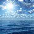 sunshine upon the ocean