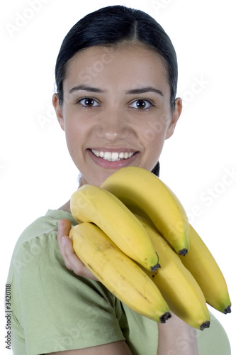 Foto: girl with bananas girl with bananas