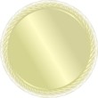 a gold medal. vector. for winner.