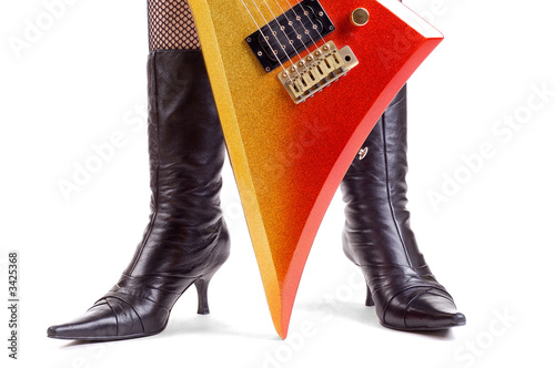 Photo: glitter rock guitar glitter rock guitar