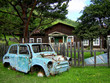 vieille voiture en sibérie