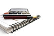 notebook, calculator and fountain pen notebook, calculator and fountain pen