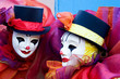 Foto: two clowns - close up two clowns - close up