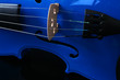Blue violin