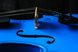 Blue violin