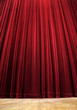 closed curtain