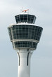 white airport control tower