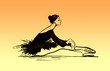 ballet dancer illustration