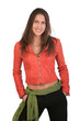 Girl in red jacket Girl in red jacket