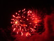 feu d'artifice rouge